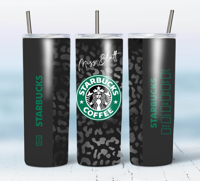 Starbucks Green Glitter Stainless Steel cold Cup